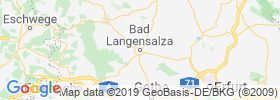 Bad Langensalza map